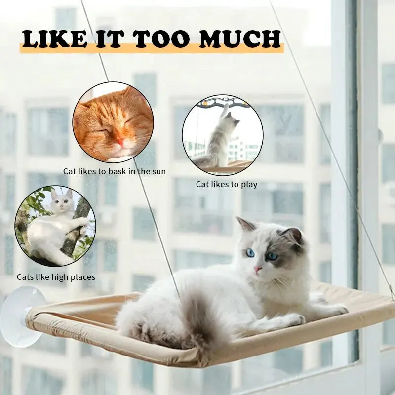 Window Mounted Cat Hammock Bed